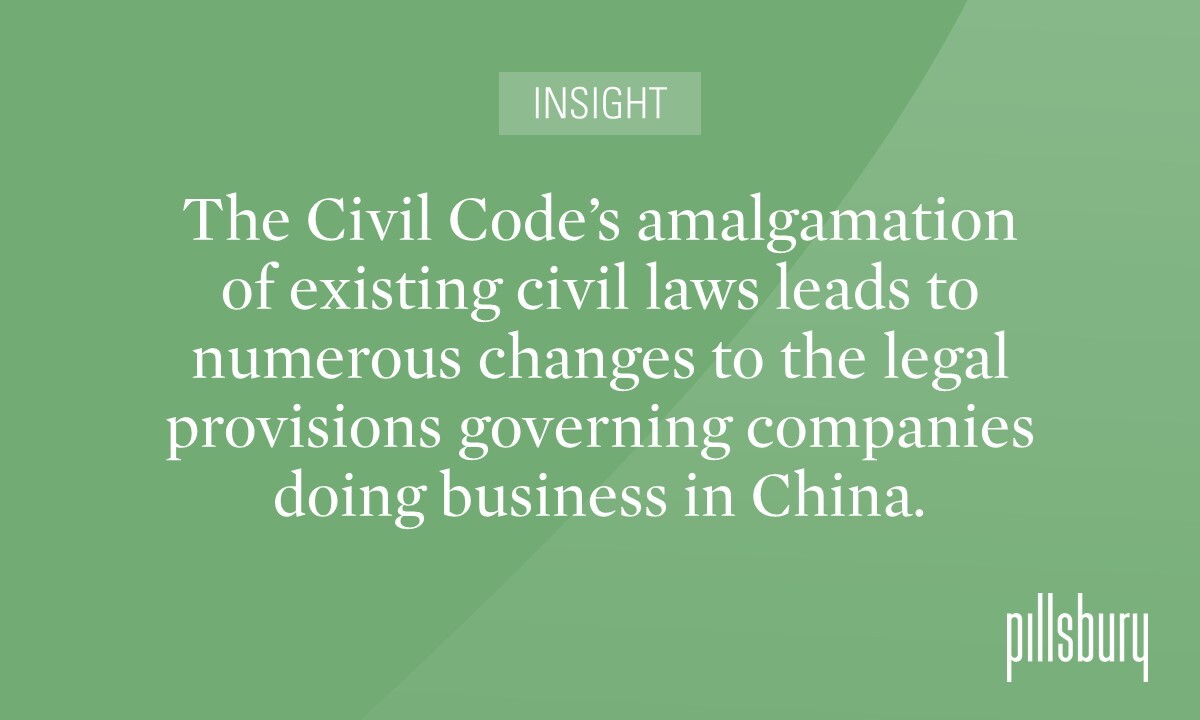 China Promulgates Its Long-Awaited Civil Code