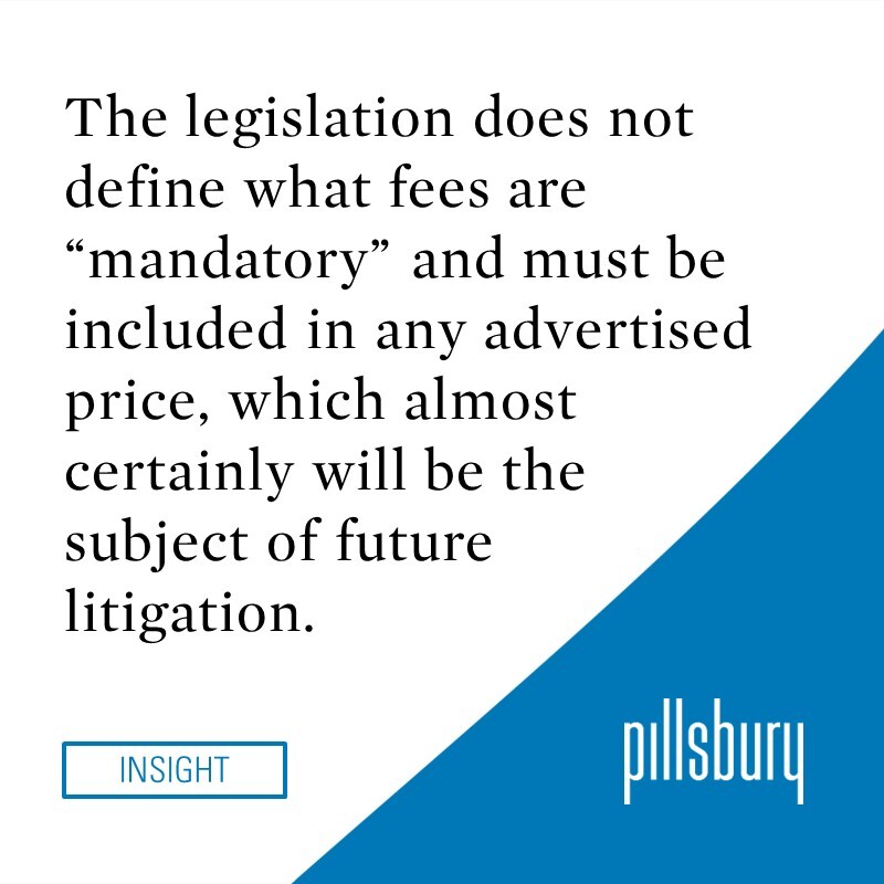 California’s Ban on Drip Pricing Begins July 1, 2024