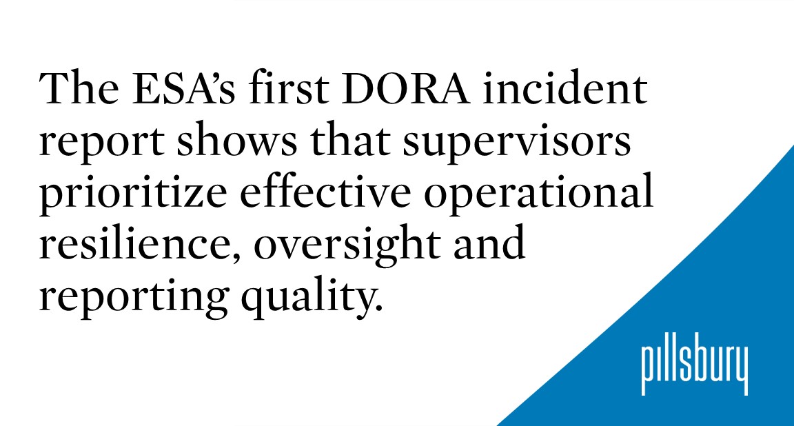 Inconsistent Management Reporting DORA’s First Year of Major Incident Reporting: Six Key Takeaways From ...