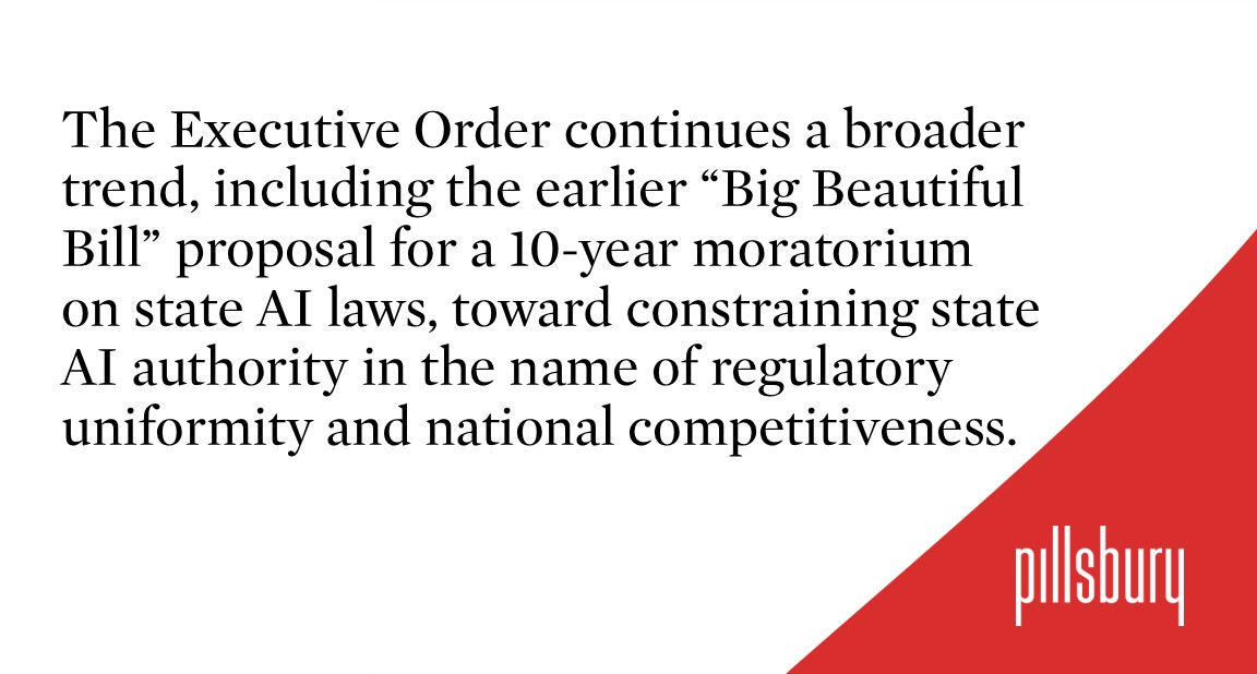 New Executive Order Seeks to Ensure a National Policy Framework for ...