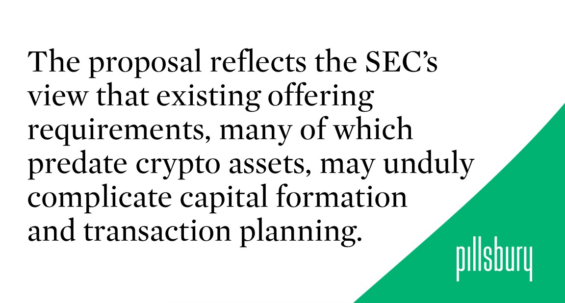 SEC Proposes New Offering Framework for Certain Crypto Assets