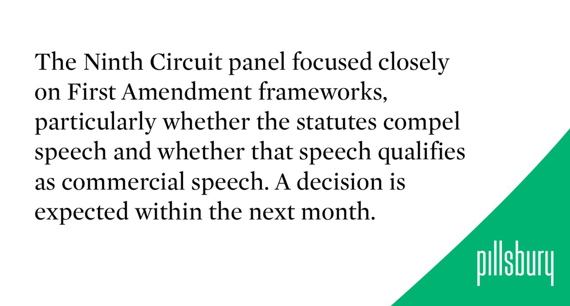 Ninth Circuit Oral Argument Highlights: Challenges to California ...