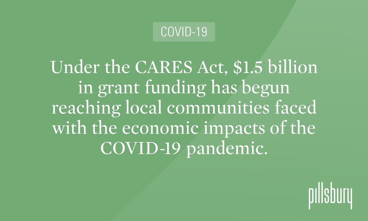 CARES Act Funding Begins to Reach Cities and Counties