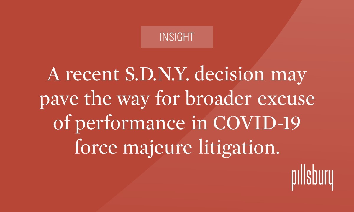 Force Majeure Contract Terminations And Covid 19 As Natural Disaster