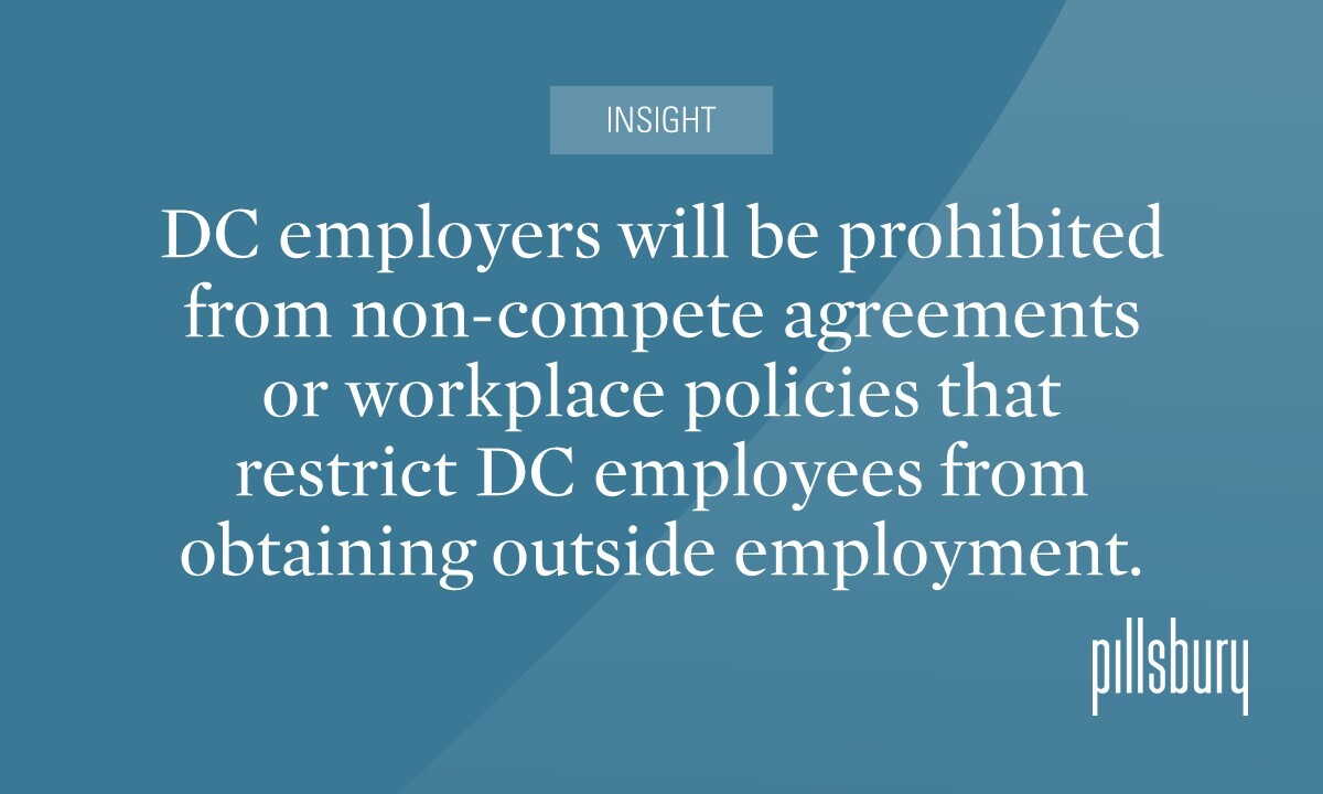 DC Imposes Sweeping Ban on and AntiMoonlighting Policies