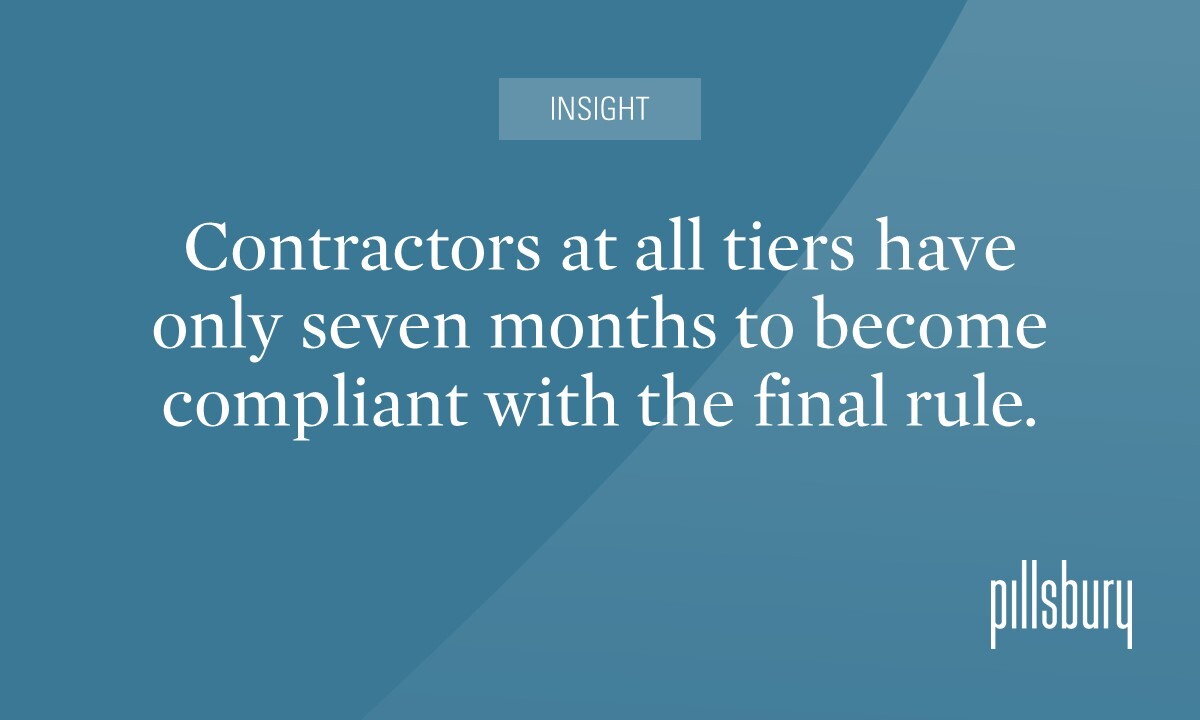 Final Rule Increases Compliance Obligations Under the Buy American Act