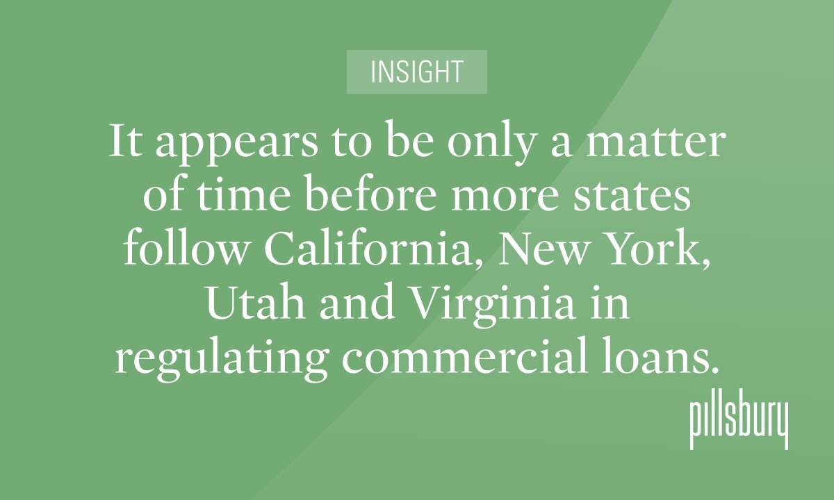 California Finalizes Commercial Financing Disclosure Requirements