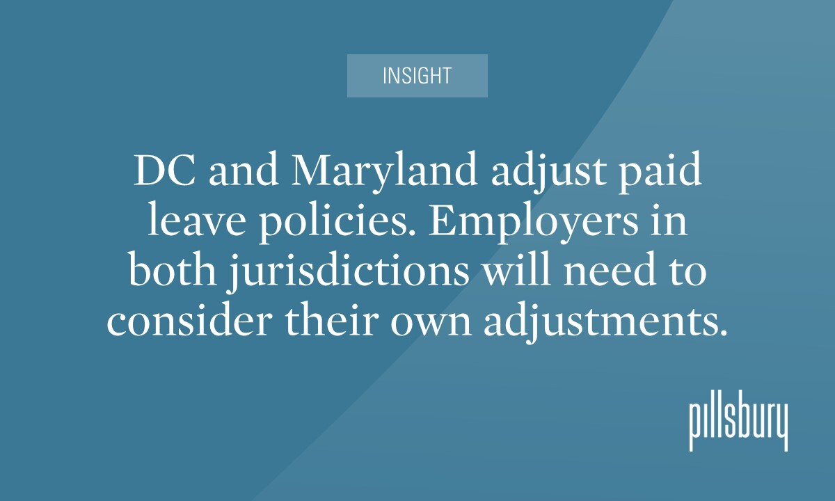 DC And Maryland Paid Leave Programs DC And Maryland Paid Leave Programs