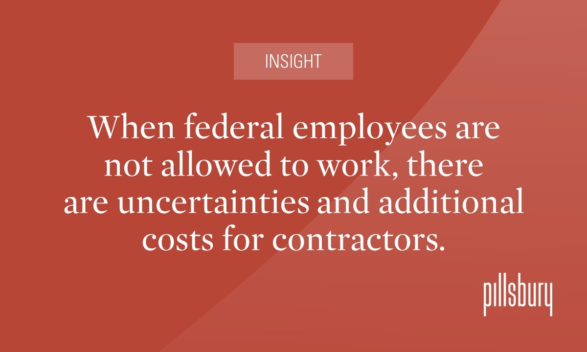 The Looming Government Shutdown—What Contractors Can Do to Prepare